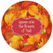 Fall Leaves Round Mousepad - APPROVAL