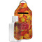Fall Leaves Sanitizer Holder Keychain - Large with Case