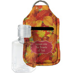 Fall Leaves Hand Sanitizer & Keychain Holder