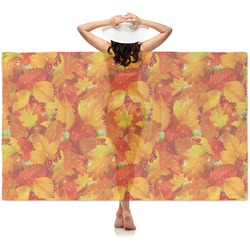 Fall Leaves Sheer Sarong