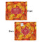 Fall Leaves Security Blanket - Front & Back View