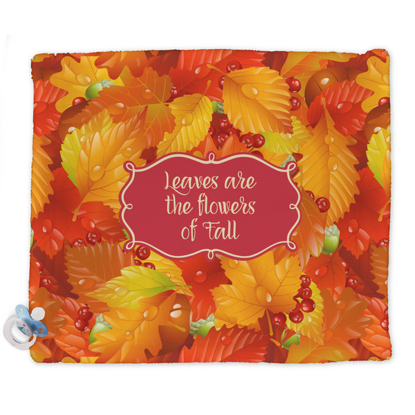 Custom Fall Leaves Security Blankets - Double Sided