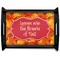 Fall Leaves Serving Tray Black Large - Main