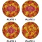 Fall Leaves Set of Lunch / Dinner Plates (Approval)