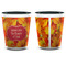 Fall Leaves Shot Glass - Two Tone - APPROVAL