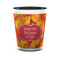 Fall Leaves Ceramic Shot Glass - 1.5 oz - Two Tone - Single