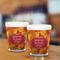 Fall Leaves Shot Glass - White - LIFESTYLE