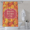 Fall Leaves Shower Curtain Lifestyle
