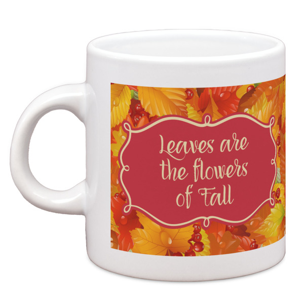 Custom Fall Leaves Espresso Cup