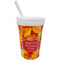 Fall Leaves Sippy Cup with Straw (Personalized)