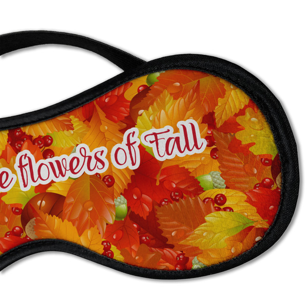 Fall Leaves Sleeping Eye Mask - DETAIL Large