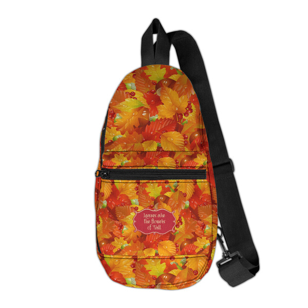 Custom Fall Leaves Sling Bag