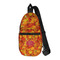 Fall Leaves Sling Bag - Front View