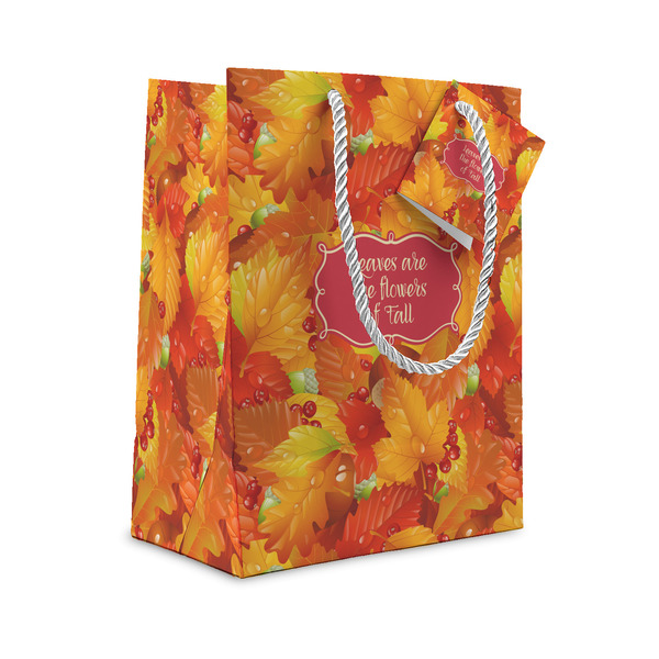 Custom Fall Leaves Gift Bag