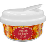 Fall Leaves Snack Container