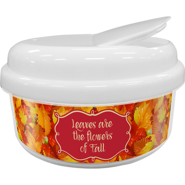Custom Fall Leaves Snack Container