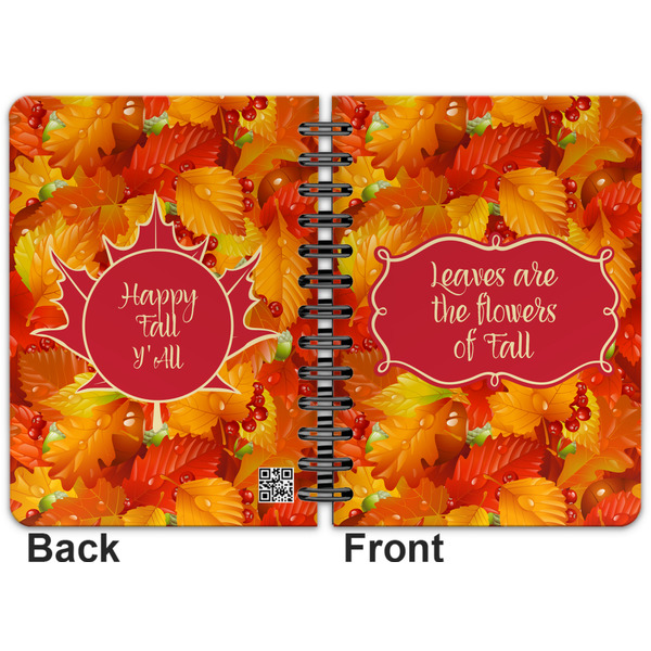 Fall Leaves Spiral Journal 5 x 7 - Apvl