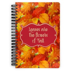 Fall Leaves Spiral Notebook - 7x10