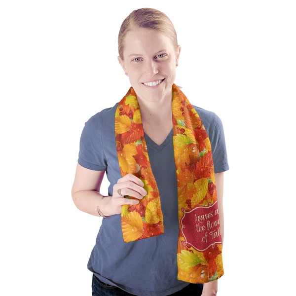 Fall Leaves Sport Towel - Exercise use - Model