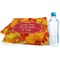 Fall Leaves Sports Towel Folded with Water Bottle