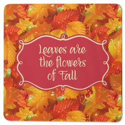 Fall Leaves Square Rubber Backed Coaster