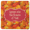 Fall Leaves Square Rubber Backed Coaster