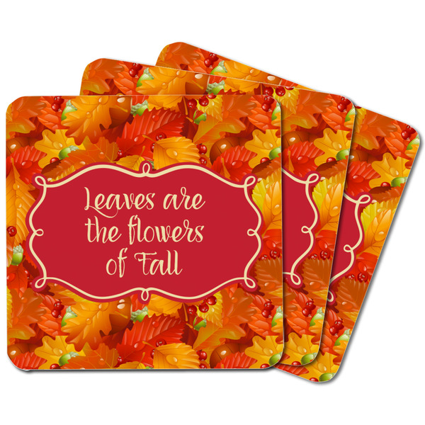 Fall Leaves Square Fridge Magnet - MAIN