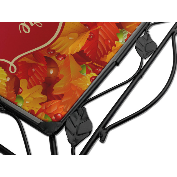 Fall Leaves Square Trivet - Detail