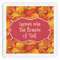 Fall Leaves Paper Dinner Napkin - Front View
