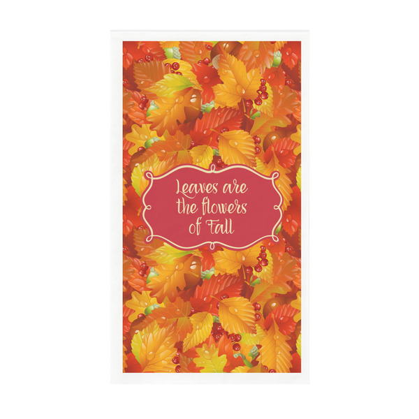 Custom Fall Leaves Guest Paper Towels - Full Color - Standard (Personalized)