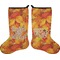 Fall Leaves Holiday Stocking - Double-Sided - Neoprene