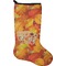 Fall Leaves Holiday Stocking - Single-Sided - Neoprene