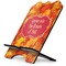 Fall Leaves Stylized Tablet Stand - Side View