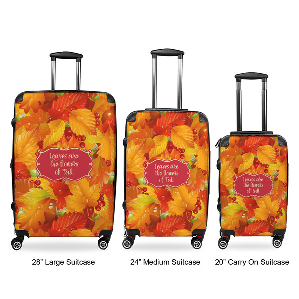 Fall Leaves Suitcase Set 1 - APPROVAL