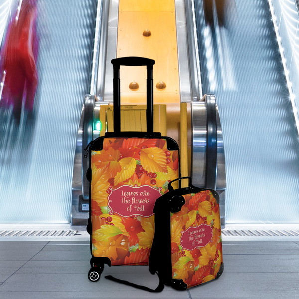 Fall Leaves Suitcase Set 4 - IN CONTEXT