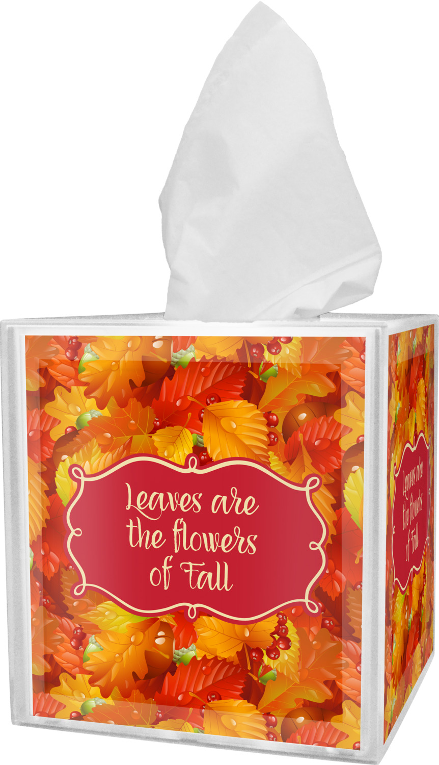 Fall Leaves Tissue Box Cover YouCustomizeIt