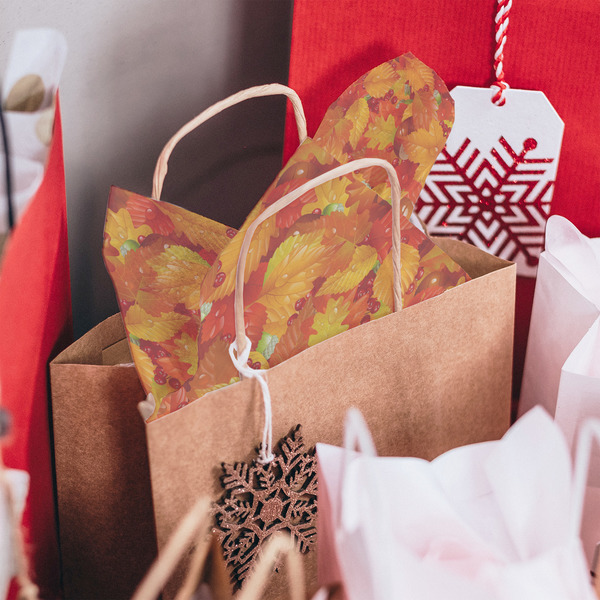 Fall Leaves Tissue Paper - In Gift Bag