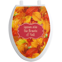 Fall Leaves Toilet Seat Decal - Elongated