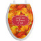 Fall Leaves Toilet Seat Decal - Elongated