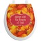 Fall Leaves Toilet Seat Decal
