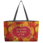Fall Leaves Beach Totes Bag - w/ Black Handles