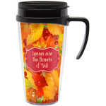 Fall Leaves Acrylic Travel Mug with Handle
