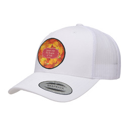 Fall Leaves Trucker Hat - White (Personalized)