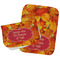 Fall Leaves Two Rectangle Burp Cloths - Open & Folded