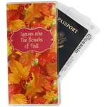 Fall Leaves Travel Document Holder