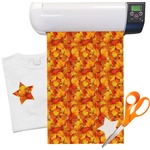 Fall Leaves Heat Transfer Vinyl Sheet (12"x18")