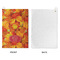 Fall Leaves Waffle Weave Golf Towel - Approval