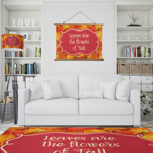 Fall Leaves Wall Hanging Tapestry - IN CONTEXT