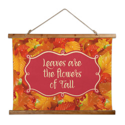 Fall Leaves Wall Hanging Tapestry - Wide