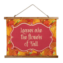 Fall Leaves Wall Hanging Tapestry - Wide
